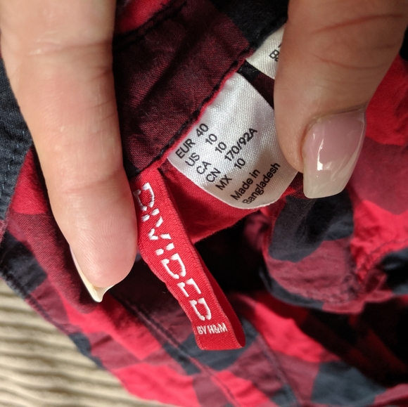 Medium H&M Plaid Top - Picture 2 of 3